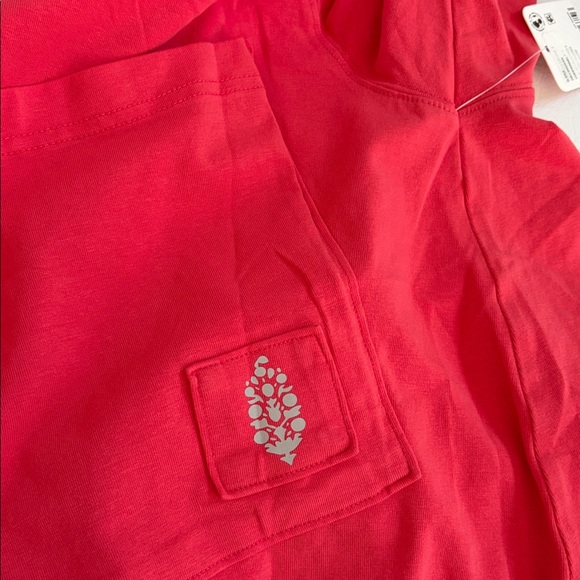 FP Movement by Free People Top Hot Shot Hooded Layer Sweatshirt Hibiscus Small - Picture 11 of 16